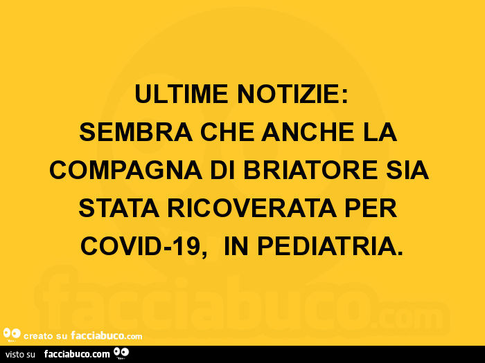 Ultime notizie: sembra che anche la compagna di briatore sia stata ricoverata per covid-19, in pediatria