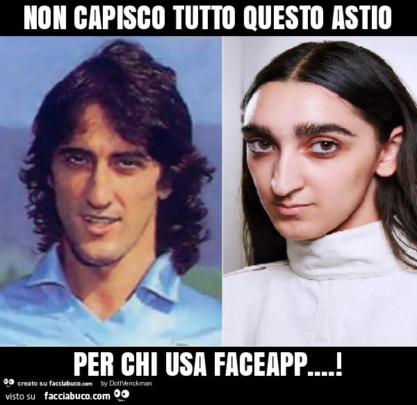Non capisco tutto questo astio per chi usa faceapp