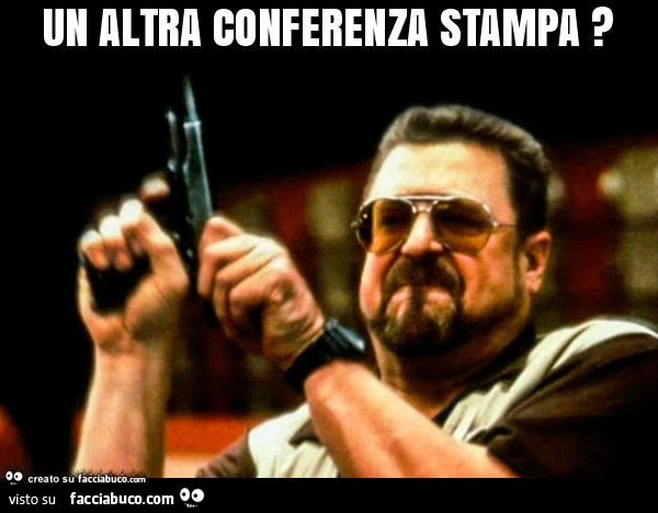 Un altra conferenza stampa?
