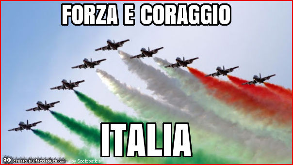 Forza E Coraggio Italia Facciabuco Com