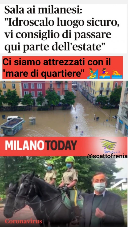 Sala ai milanesi: idroscalo luogo sicuro, vi consiglio di passare qui parte della estate, abbiamo anche il mare di quartiere