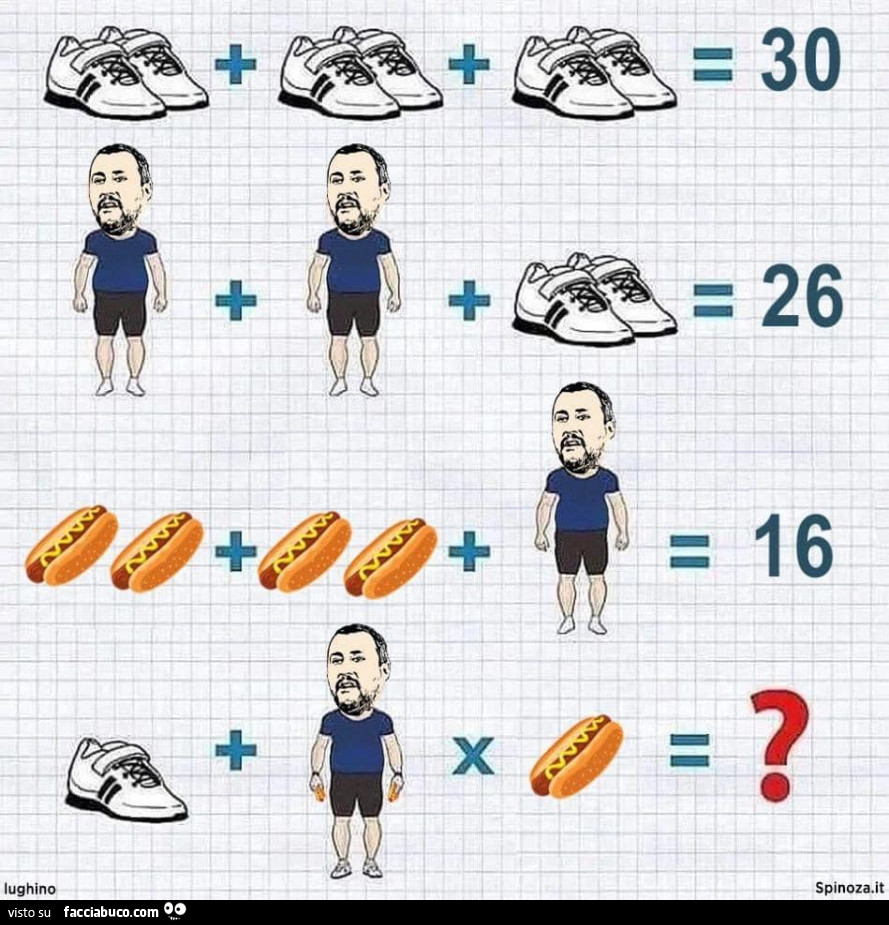 Giochino matematico Salvini