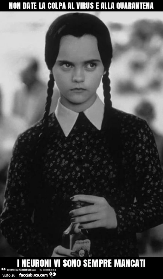 Mercoledì Addams neuroni
