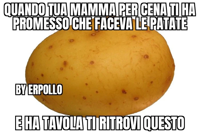 La patata è buona