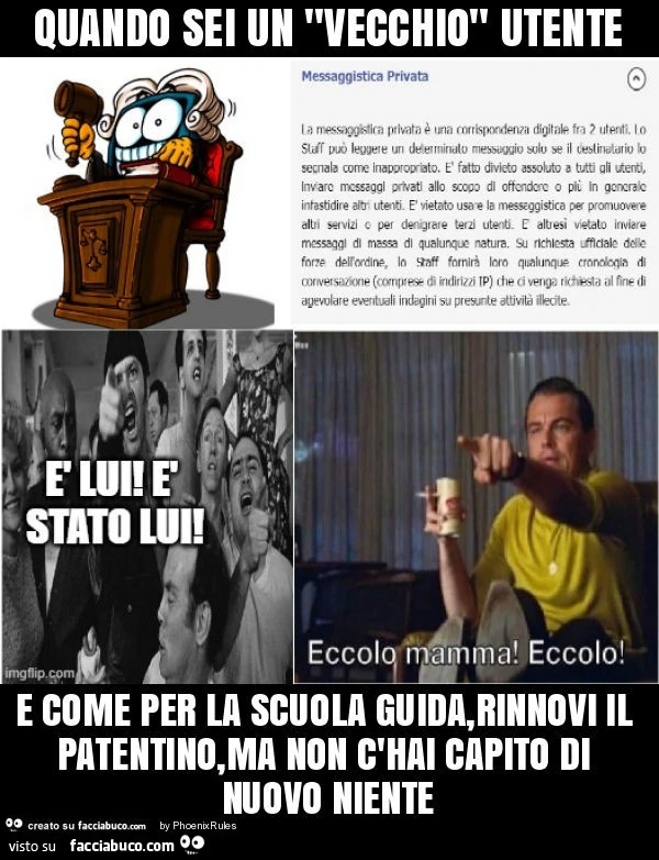 Quando sei un "vecchio" utente e come per la scuola guida, rinnovi il patentino, ma non c'hai capito di nuovo niente