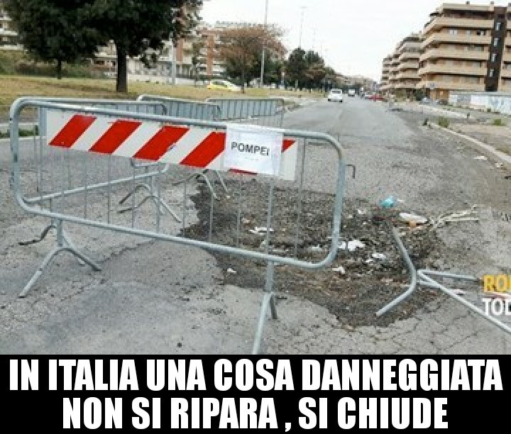 Buca strada