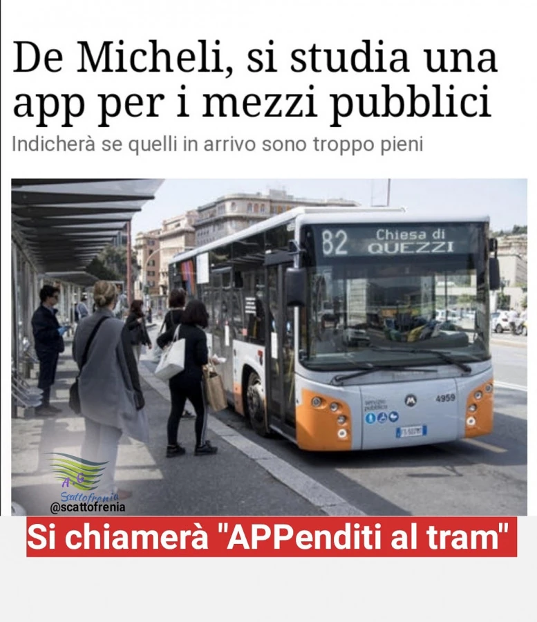 Ministero dei trasporti vuol fare App per indicare se un mezzo è troppo pieno. APPenditi al tram