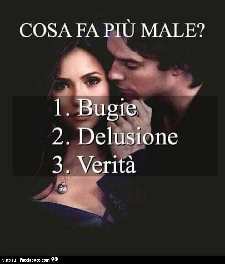 Cosa fa male