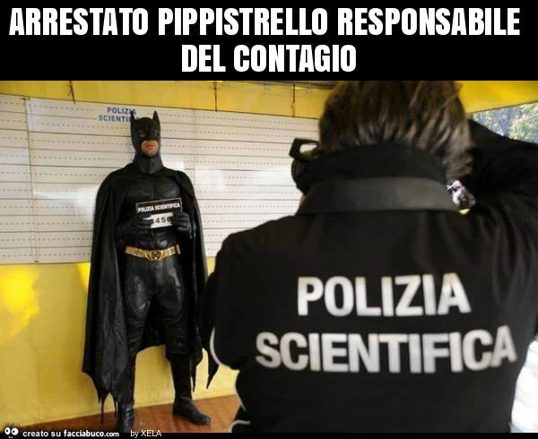 Arrestato pippistrello responsabile del contagio