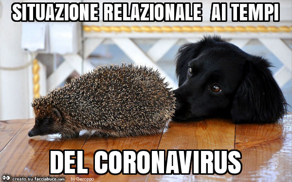 Situazione relazionale ai tempi del coronavirus
