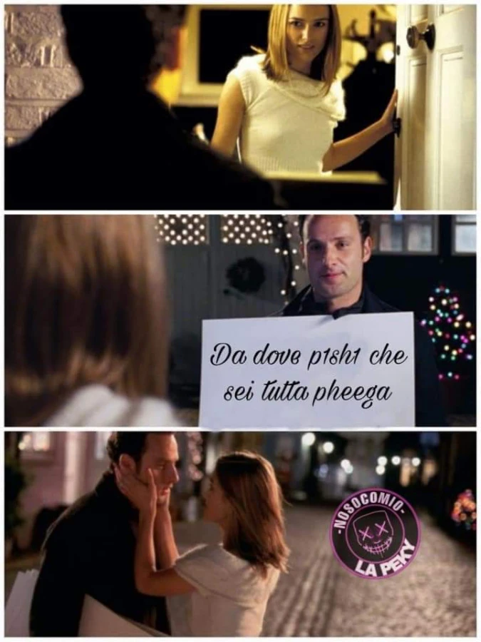 Da dove pisci che sei tutta figa