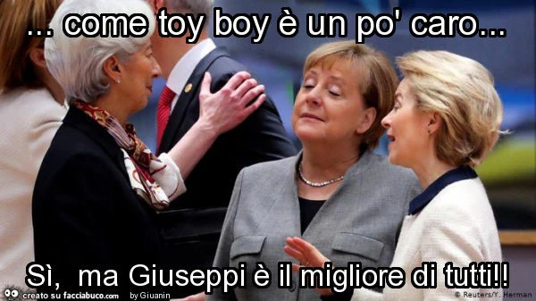 Come toy boy è un po' caro&hellip; sì, ma giuseppi è il migliore di tutti