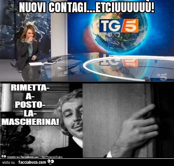 Nuovi contagi… etciuuuuuù