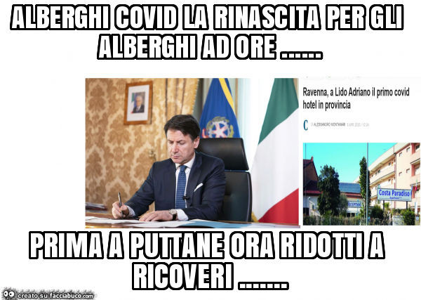 Alberghi covid la rinascita per gli alberghi ad ore… prima a puttane ora ridotti a ricoveri