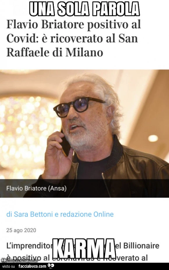 Una sola parola karma