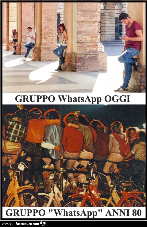 Quando non esisteva Whatsapp