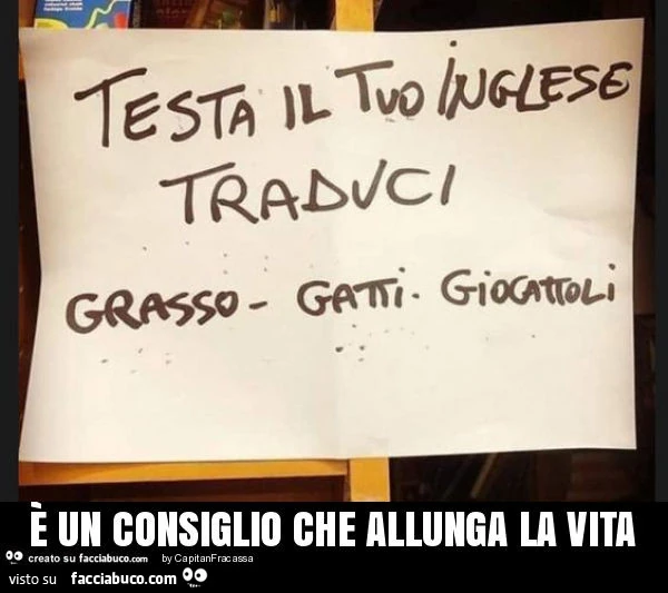 È un consiglio che allunga la vita