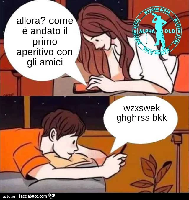 Fidanzati amici aperitivo