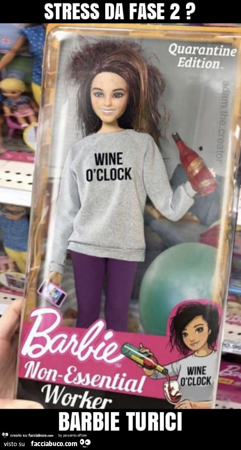 Stress da fase 2? Barbie turici