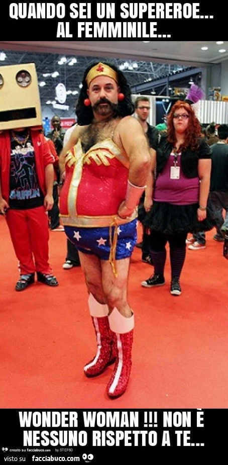 Quando sei un supereroe&hellip; al femminile&hellip; wonder woman! Non è nessuno rispetto a te