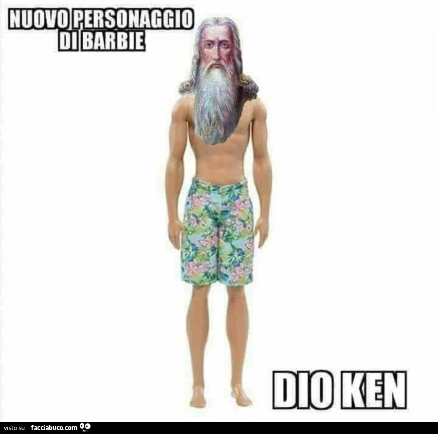 Nuovo personaggio di barbie. Dio Ken