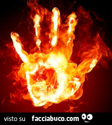 Mano infuocata