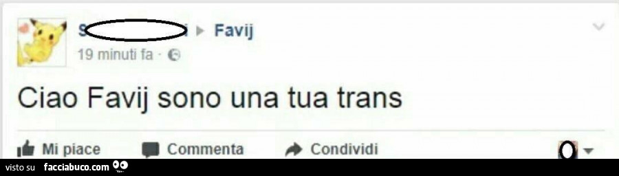 Ciao Favij Sono Una Tua Trans Facciabuco Com