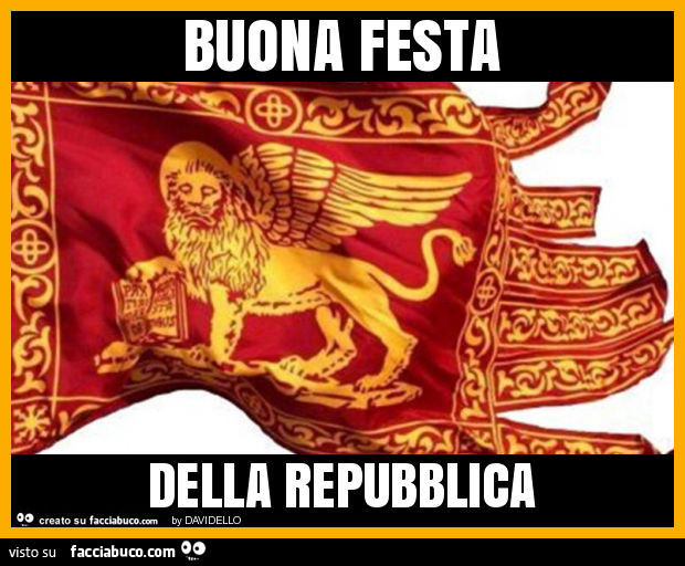 Buona festa della repubblica
