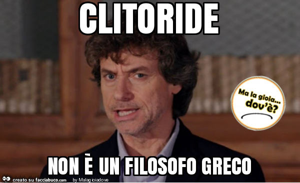 Clitoride non è un filosofo greco, Alberto Angela