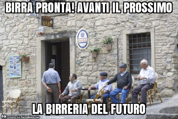 Birra pronta! Avanti il prossimo la birreria del futuro