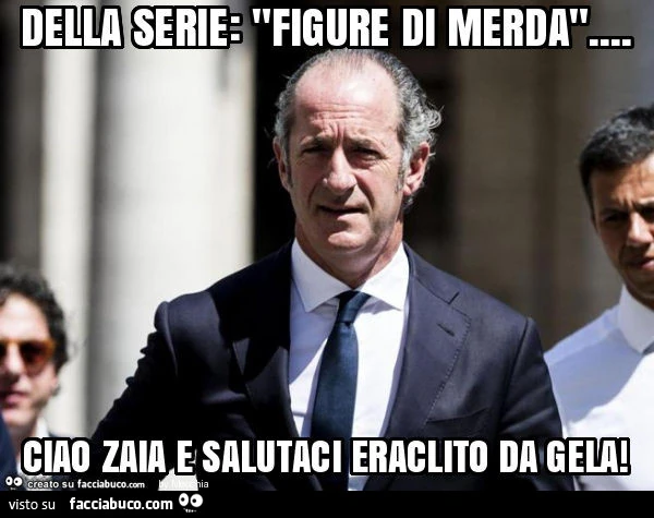 Della serie: "figure di merda"&hellip; ciao zaia e salutaci eraclito da gela