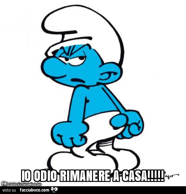 Io odio rimanere a casa