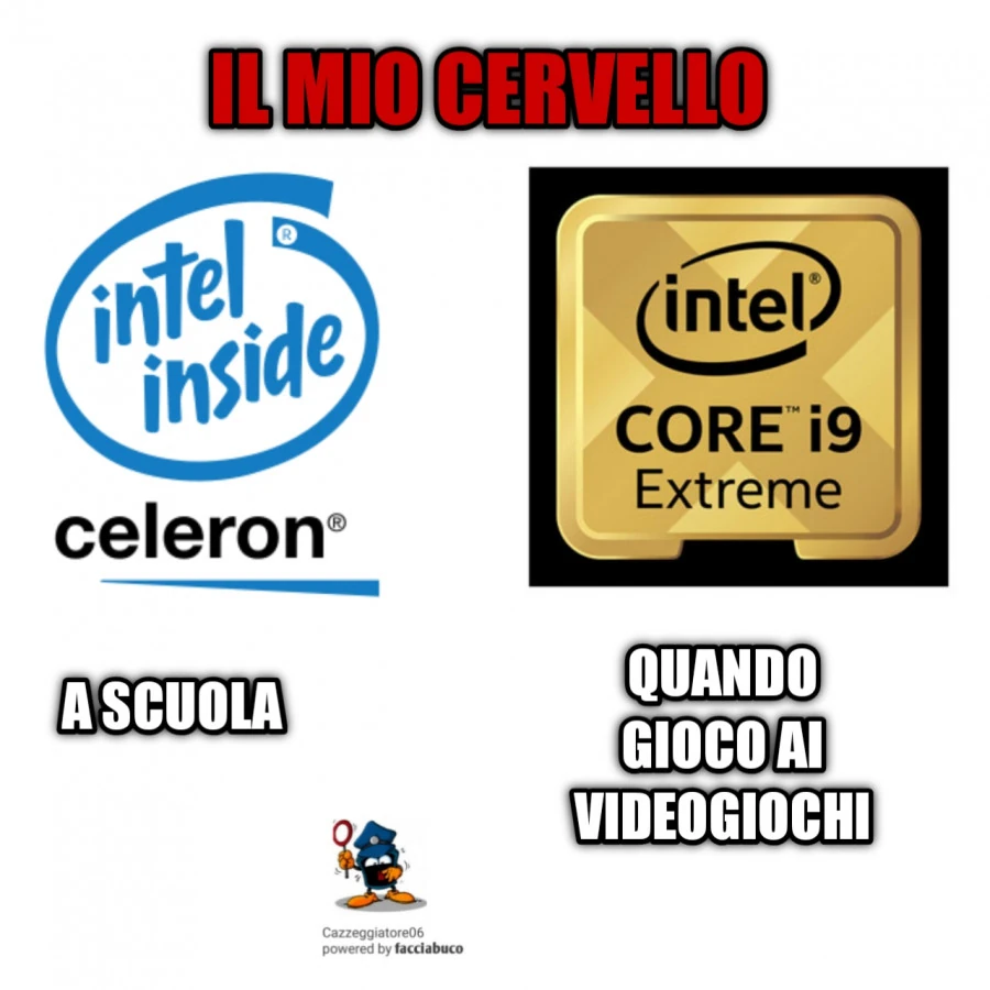 CPU Intel a scuola e davanti ai videogames