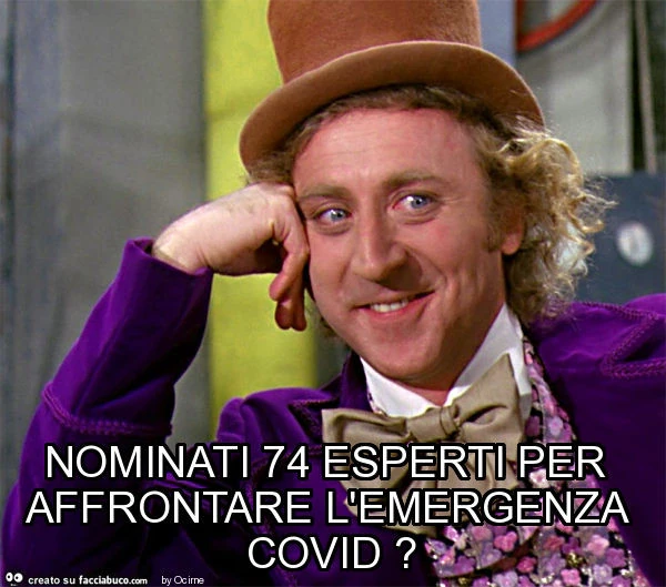 Nominati 74 esperti per affrontare l'emergenza covid?