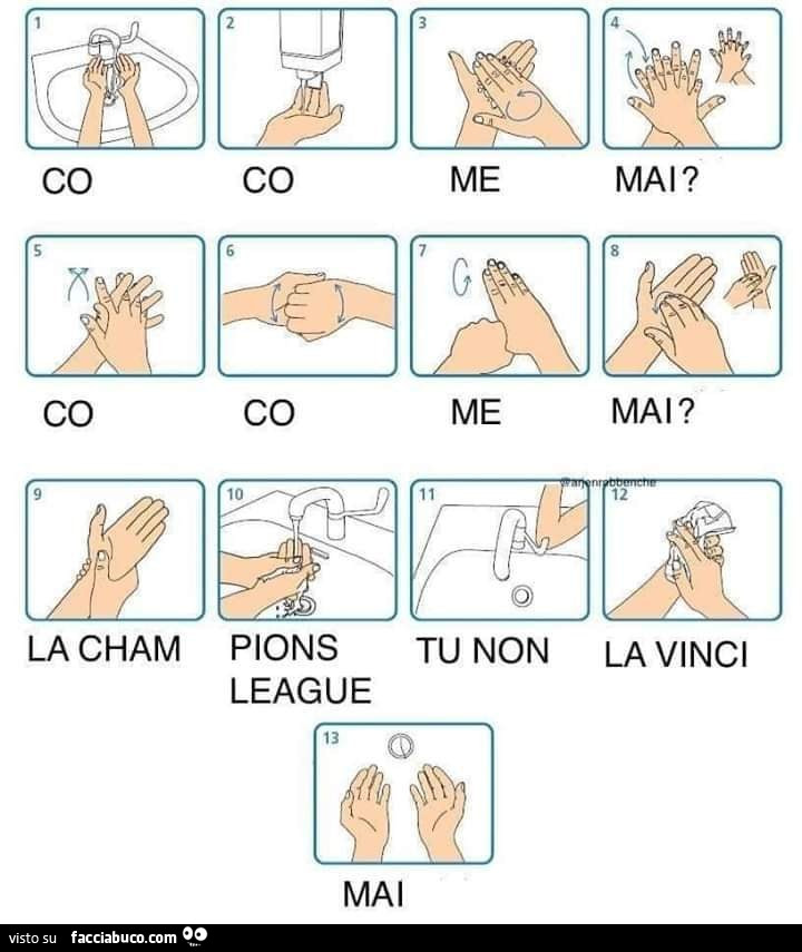 Co co co come mai la champions league tu non la vinci mai
