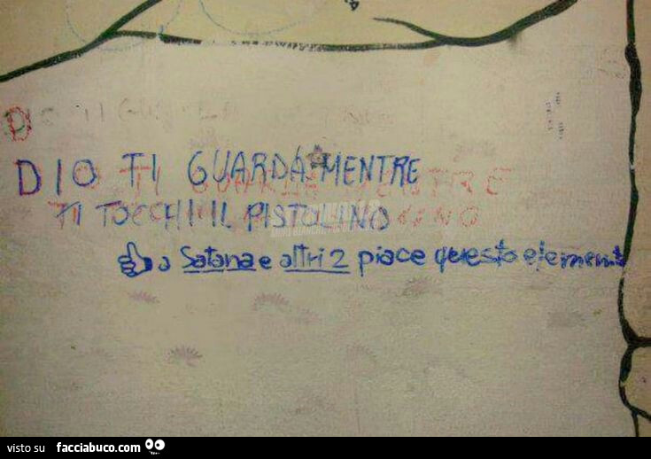 Dio, Cazzo e Diavolo