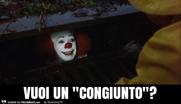 Vuoi un "congiunto"?