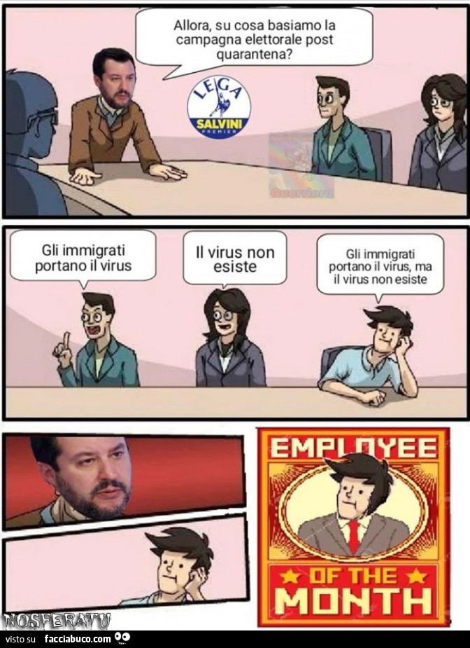 Salvini VS Coronavirus