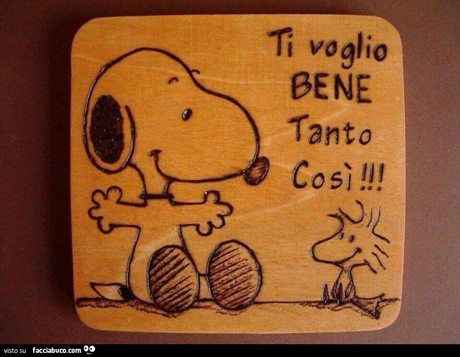 Ti voglio bene tanto così