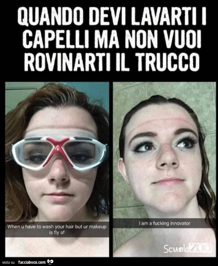 Quando devi lavarti i capelli