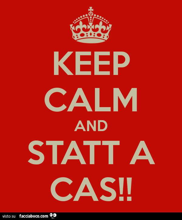Keep calm and statt a cas