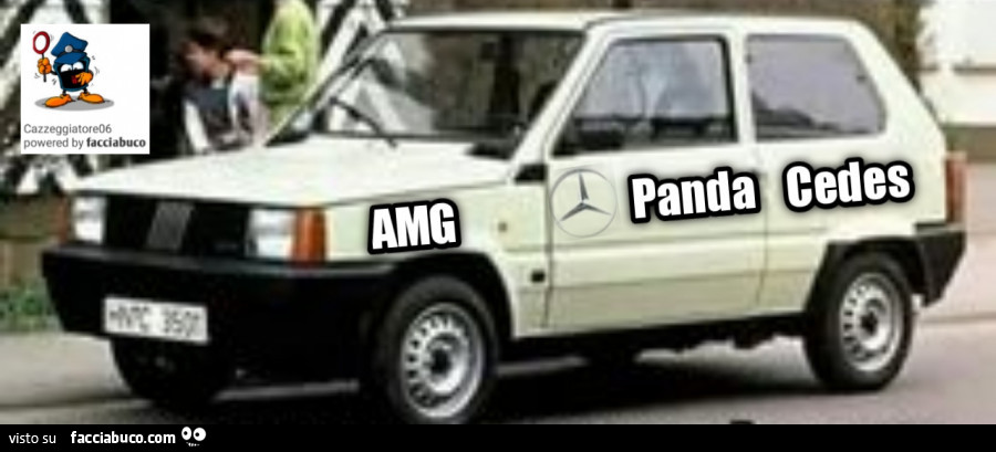 Mercedes Panda AMG di mio cuggino