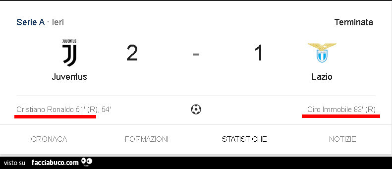 Juventus 2 Lazio 1