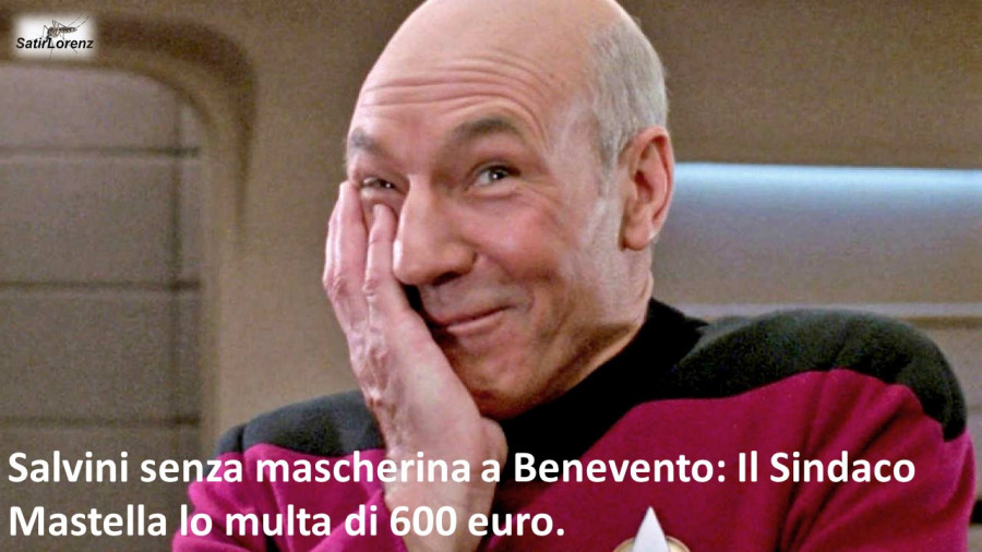 Salvini multato a Benevento