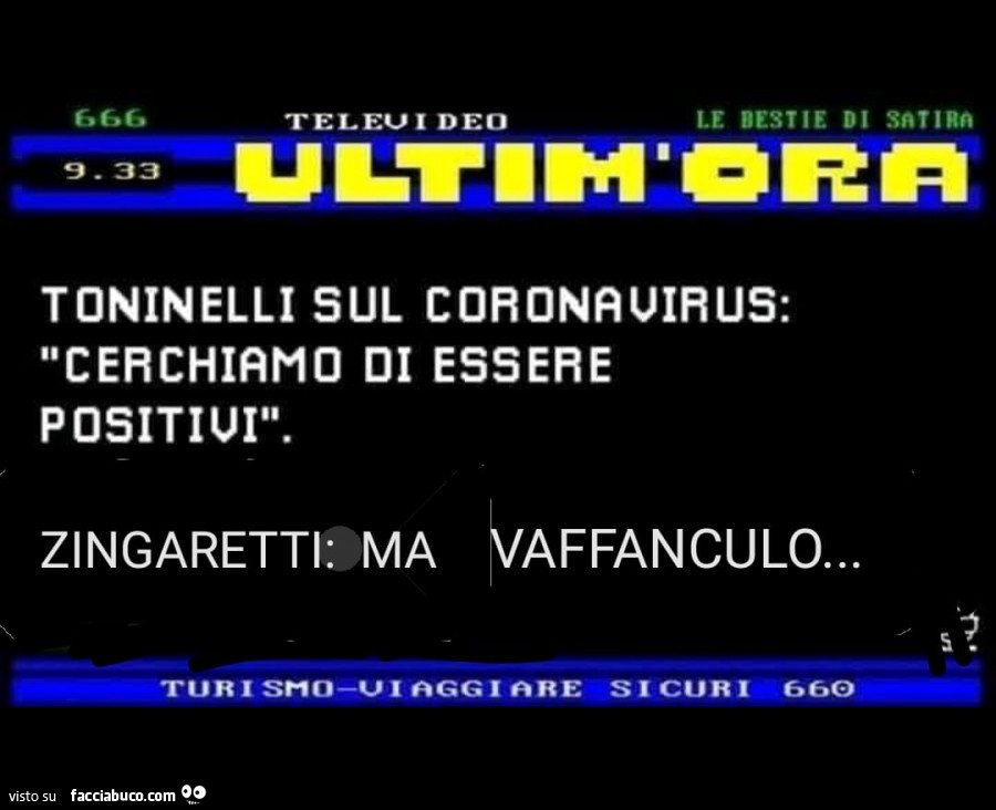 Toninelli sul coronavirus: cerchiamo di essere positivi. Zingaretti: ma vaffanculo