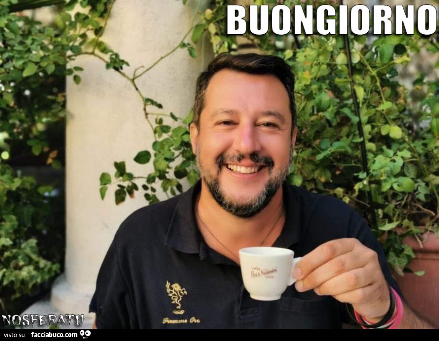 Un caffè con Salvini